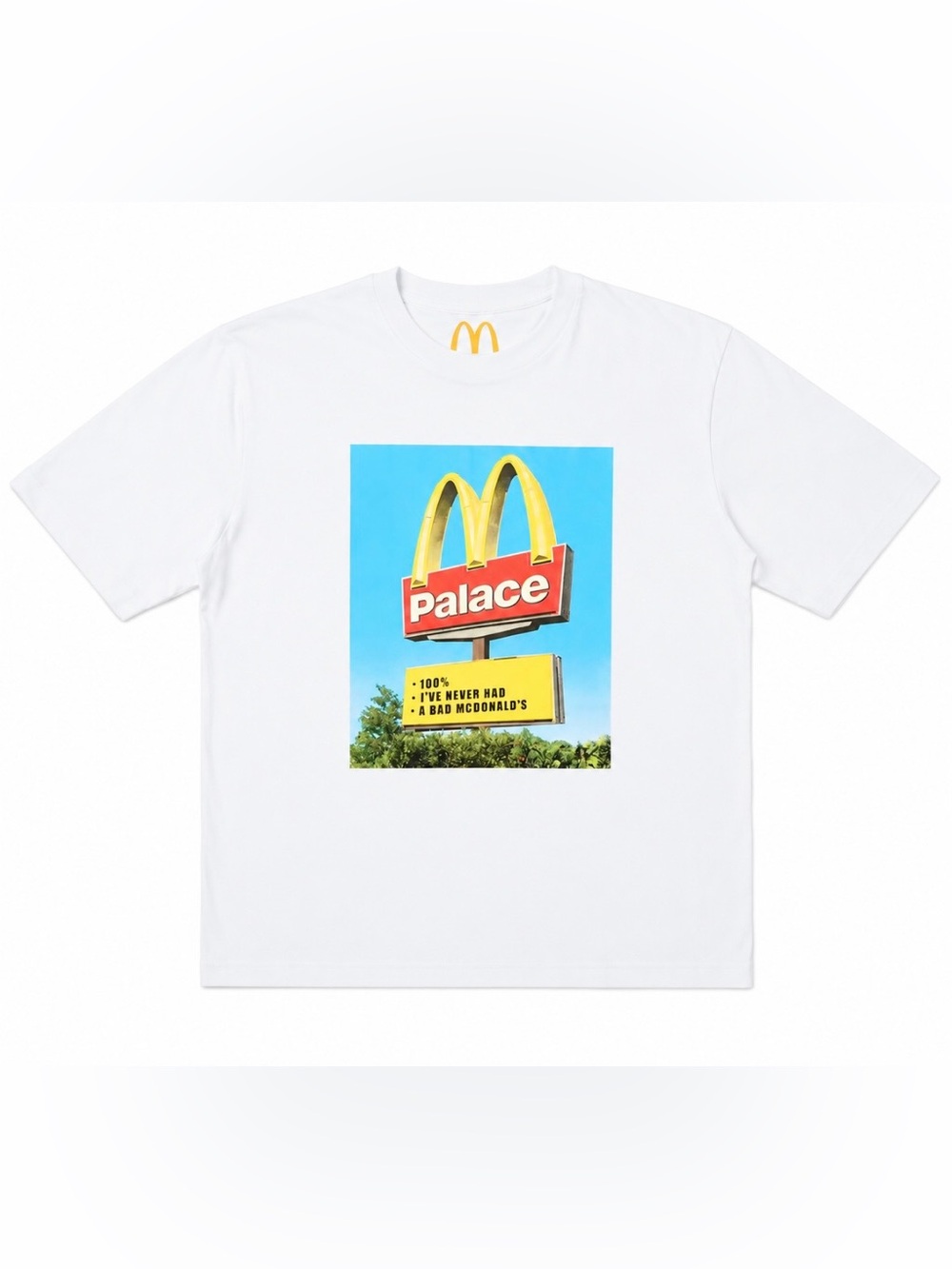 Palace x McDonald's T-shirt Size M White - NEW 100% Authentic